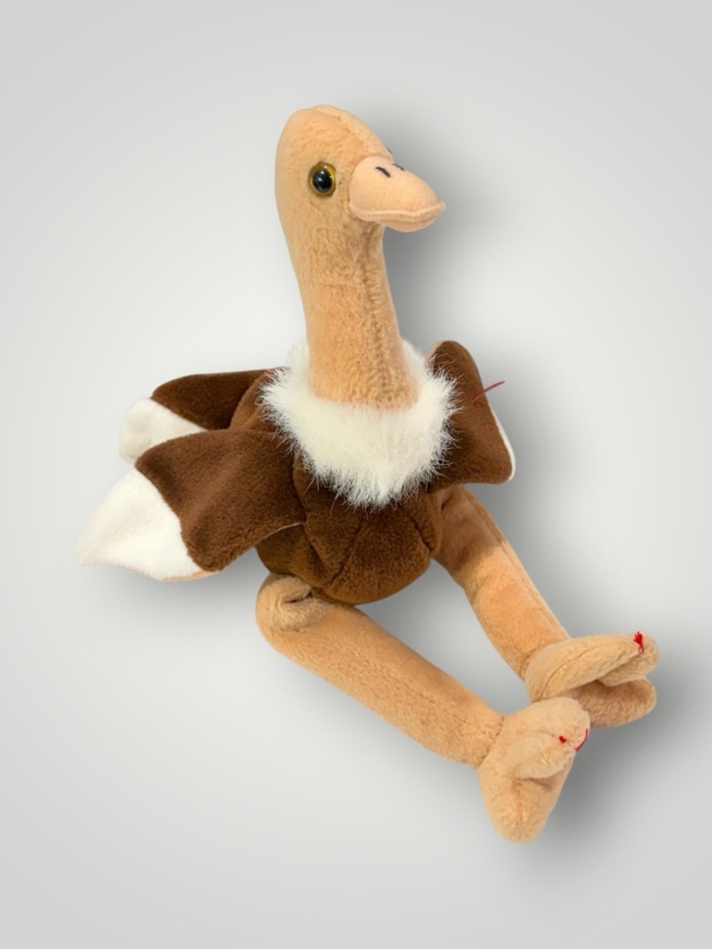 🎁4/$25🎁 Stretch Retired Beanie Baby Ostrich Vintage